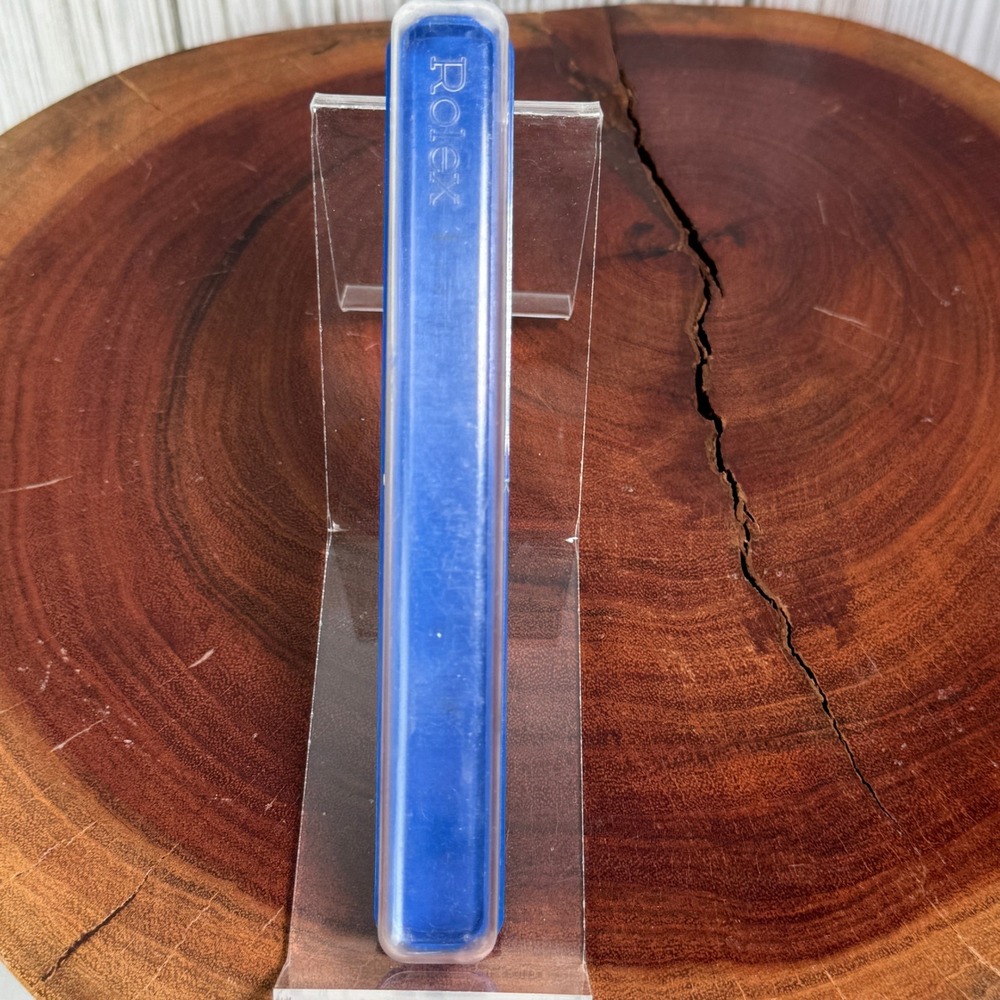 Rolex Blue Plastic Service Shipping Coffin Case for Watch Bracelet or Parts
